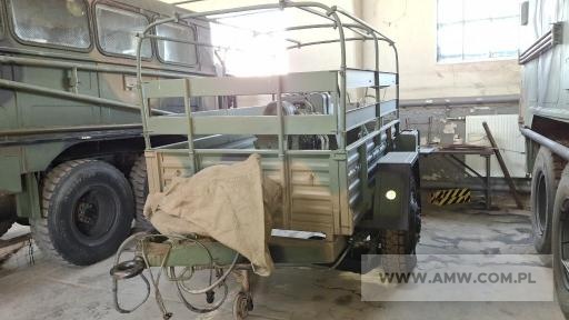 Przyczepa 1-os. do warsztatu B1/SAM (ład. 1 500 kg) z zespołem spalinowo-elektrycznym PAD-8 (8 kW, 3x400 V, 50 Hz) 